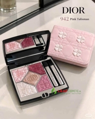 Phấn Mắt Dior Diorshow 5 Couleurs 942 Pink Talisman - Phiên Bản Giới Hạn Cỏ 4 Lá (Kèm Túi Da)