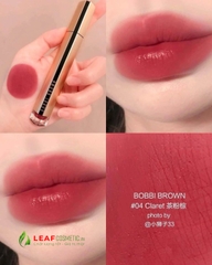 Son Kem Lì Bobbi Brown Luxe Matte Liquid Lipstick 04 Claret – Màu Đỏ Nâu Đất