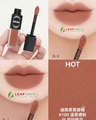 Son Kem Lì Dior Rouge Dior On Stage Ink 100 Nude Look – Màu Nude Hồng Be