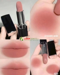 Son Thỏi Dior Rouge Dior Couture Velvet 100 Nude Look Mini - Màu Hồng Nude Đất
