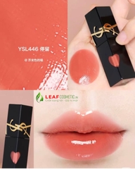 Son Kem YSL Vinyl Cream Lip Stain 446 Psychedelic Chili – Màu Nude Trà Sữa