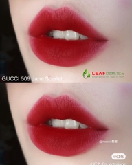 Son Thỏi Gucci Rouge À Lèvres Mat 509 Janie Scarlet – Màu Đỏ Trầm