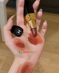 Son Chanel Rouge Coco Longwear Satin Lipstick 112 Opportunity – Màu Đỏ Nâu Caramel
