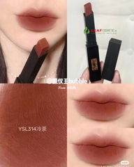 Son Lì YSL The Slim Velvet Radical 314 Limitless Cinnabar – Màu Đỏ Nâu Đất