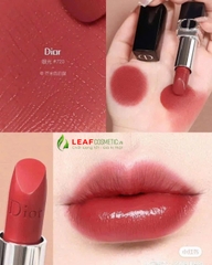 Set Son Rouge Dior 720 Icône Fullsize – Kèm Túi Pouch Đựng Son Key Ring Màu Trắng