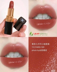 Son Chanel Rouge Coco Longwear Satin Lipstick 112 Opportunity – Màu Đỏ Nâu Caramel