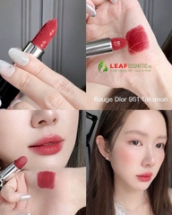 Son Thỏi Rouge Dior Velvet Limited Edition 951 Talisman - Màu Đỏ Đất (Phiên Bản Cỏ 4 Lá)