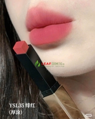 Son Thỏi YSL The Slim Couture Matte Lipstick 35 Pink Stiletto – Màu Hồng Đào Baby