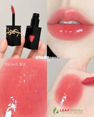 Son Kem YSL The Inks Vinyl Cream 445 Ring Me Pink – Màu Hồng Đào