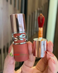Son Kem YSL Loveshine Love Nude Lip Stain 520 Cinnamon Kiss – Màu Đỏ Cam Quế