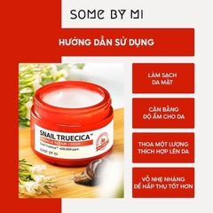 Kem dưỡng ẩm phục hồi, cải thiện sẹo lỏm chiết xuất ốc sên Some by mi Snail truecica Miracle Repair Cream