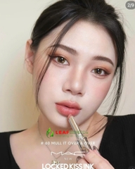 Son MAC Locked Kiss 24HR Lipstick 60 Mull It Over And Over - Màu Cam Đất Nude
