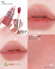 Son Kem Yves Saint Laurent YSL Lovenude Lip Stain 07 Illicit Nude - Màu Hồng Nâu Đất