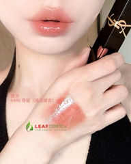 Son Kem YSL Vinyl Cream Lip Stain 446 Psychedelic Chili – Màu Nude Trà Sữa