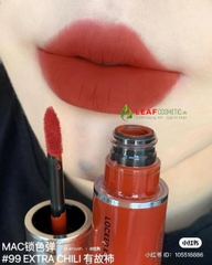 Son Kem MAC Locked Kiss Ink 99 Extra Chili – Đỏ gạch