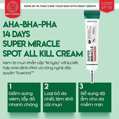 Kem giảm mụn 14 ngày SOME BY MI - AHA BHA PHA 14 Days Super Miracle Spot All Kill Cream