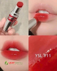 Son Dưỡng YSL Rouge Volupte Candy Glaze 11 Red Thrill - Đỏ San Hô