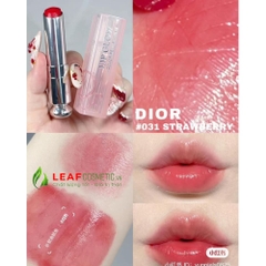 Son Dưỡng Dior Addict Lip Glow 031 Strawberry - Đỏ Dâu