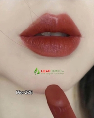Son Thỏi Dior Rouge Dior Velvet 228 Baby Look – Màu Đỏ Cam Đất (Tặng kèm túi hãng)