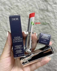 Son Dưỡng Dior Addict Glass Lipstick 709 Diorexquis - Màu Đỏ Dâu (Vỏ Bạc)