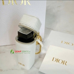 Set Son Rouge Dior 720 Icône Fullsize – Kèm Túi Pouch Đựng Son Key Ring Màu Trắng