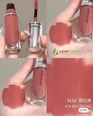 Son Kem MAC Locked Kiss Ink 76 Blushing – Hồng Hoa