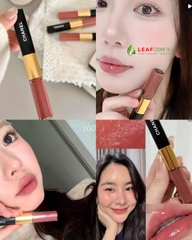 Son Kem Hai Đầu Chanel Le Rouge Duo Ultra Tenue 160 Twist – Màu Hồng Nude