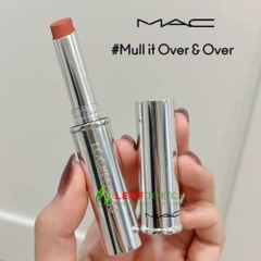 Son MAC Locked Kiss 24HR Lipstick 60 Mull It Over And Over - Màu Cam Đất Nude