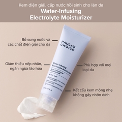 Kem dưỡng ẩm bổ sung điện giải dành cho da mất nước Water-Infusing Electrolyte Moisturizer