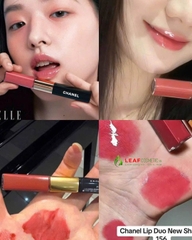 Son Kem Hai Đầu Chanel Le Rouge Duo Ultra Tenue 156 Dance – Màu Đỏ Gỗ