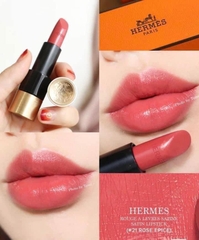 Son Hermès Satin Màu 21 Rose Épicé - Hoa Hồng Khô