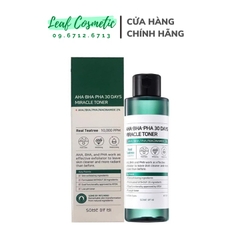 Nước Hoa Hồng Some By Mi AHA-BHA-PHA Cho Da Mụn Miracle Toner AHA-BHA-PHA 30 Days