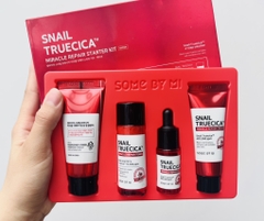Bộ Kit Dưỡng Phục Hồi, Tái Tạo Da Chiết Xuất Ốc Sên Some By Mi Snail Truecica Miracle Repair Starter Kit