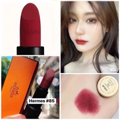 Son Hermès Matte Màu 85 Rouge H - Đỏ Mận