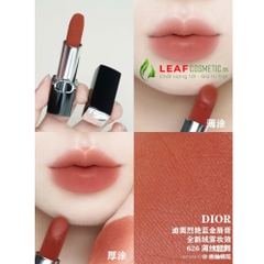 Son Thỏi Dior Rouge Dior Veil 626 Mousseline - Cam Gạch