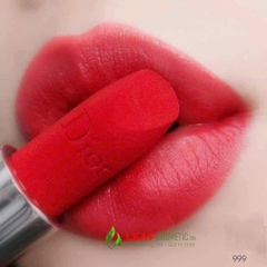 Son Thỏi Dior Rouge Velvet 999 - Đỏ Tươi  (Nắp Nam Châm)