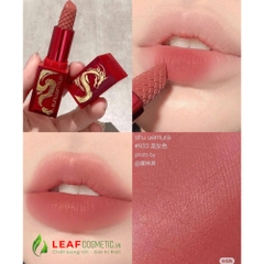 Son Shu Uemura Rouge Unlimited Kinu Matte Lip Color KM BG 933 - Cam Đất Ánh Đỏ (Vỏ Rồng Limited)