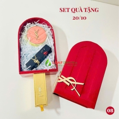 Set Quà Tặng 20/10 YSL Hộp Que Kem – Phấn Má Make Me Blush & Son The Slim (Chọn Màu)