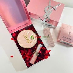 Set Quà YSL Cushion Hồng B10 & Son Dưỡng Candy Glow 44B Bling – Phiên Bản Giới Hạn Lễ Thất Tịch 2026