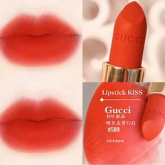 Son Thỏi Gucci 500 Odalie Red Rouge À Lèvres Mat - Đỏ Cam