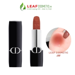 Son Thỏi Dior Rouge Velvet 188 Fortunate - Cam Đất (Nắp Nam Châm)