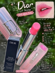 Son Dưỡng Dior Addict Lip Glow 008 Ultra-Pink - Hồng sen