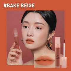 Son Kem Lì 3CE Bake Beige Cam Cháy Ánh Nâu  - Blur Water Tint