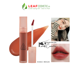 Son Kem Lì 3CE Bake Beige Cam Cháy Ánh Nâu  - Blur Water Tint