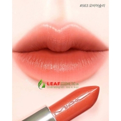 Son MAC Lustreglass Lipstick 563 Obiviously – Cam Gạch
