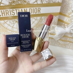 Son Thỏi Dior Rouge Dior 217 Velvet - Hồng Cam Đất | Limited Edition Golden Case