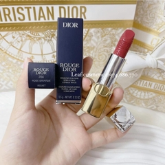 Son Thỏi Dior Rouge Dior 284 Rose Bavarde Velvet - Hồng Đất | Limited Edition Golden Case