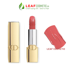Son Thỏi Dior Rouge Dior 374 Royal Coral Satin - Hồng San Hô | Limited Edition Golden Case