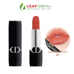 Son Thỏi Dior Rouge Velvet 314 Grand Bal - Cam Gạch (Nắp Nam Châm)