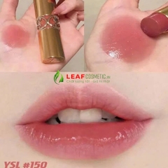 Son YSL Màu 150 Nude Lingerie Nude Ấm – Rouge Volupté Shine